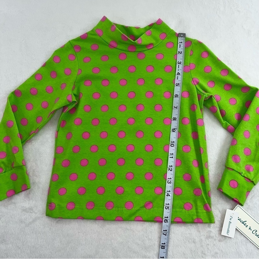 Girls Peaches n Cream Style 50-3101 Girls Sz 6 Outfit Green Pink Reversible NEW - Picture 9 of 13